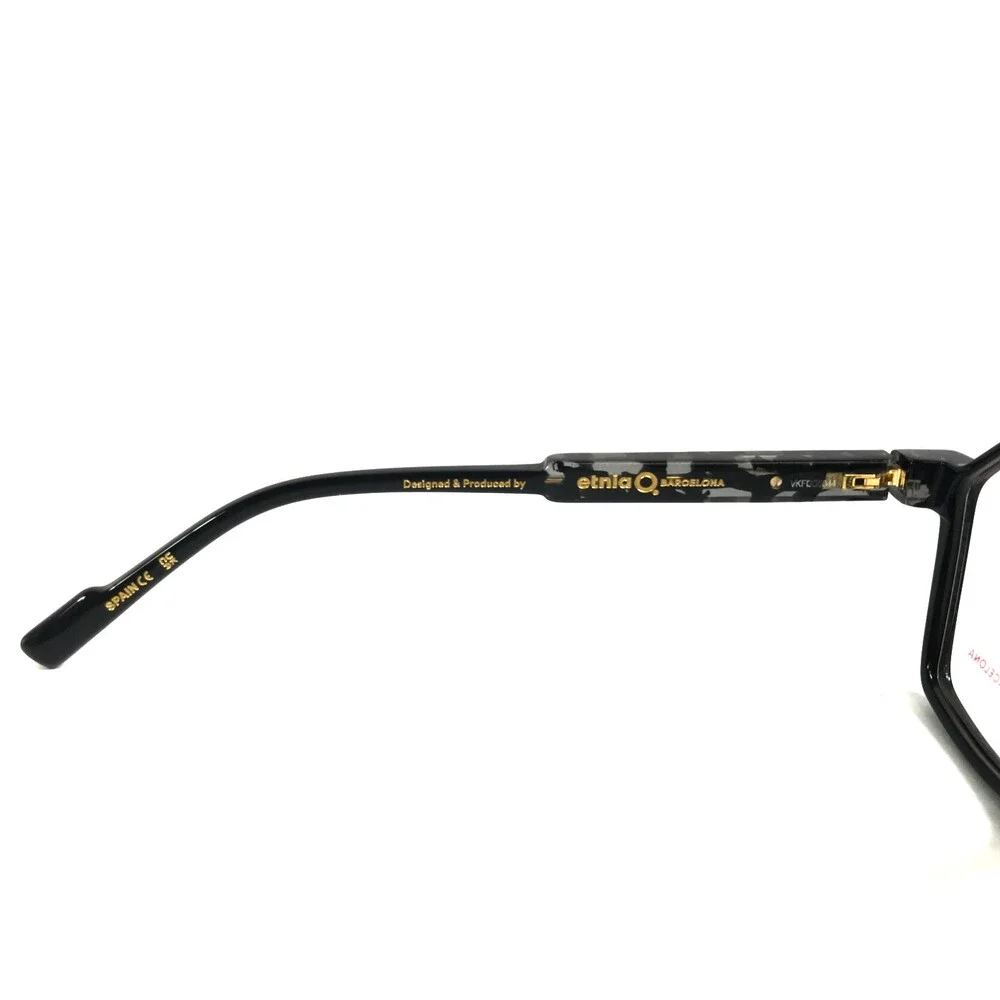 Etnia Barcelona Eyeglasses Frames XYLO BK Black Geometric Hexagonal 51-16-135